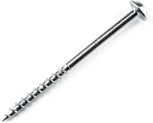 kreg sml-c250 – 125 2 – 1/2 " التعرجات الخشنة عدد الخيط رقم 8 مسامير ذات رأس بفلكة فتحة جيب مطلي بالزنك (125) in Saudi Arabia