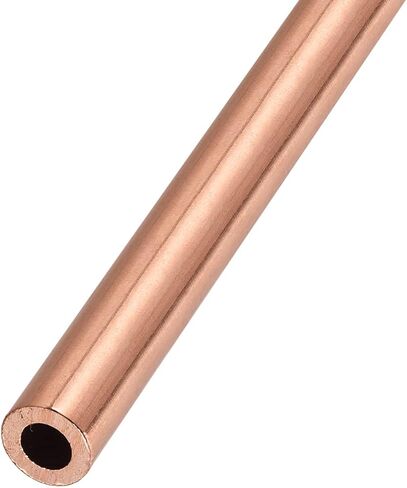 انبوب نحاسي معدني (قطر خارجي 7 ملم × 1.5 ملم جدار T × 100 ملم طول)، انابيب مستقيمة - للاثاث المنزلي والالات والحرف اليدوية in Kuwait