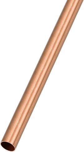 أنبوب نحاسي METALLIXITY (6 مم OD × 0.25 مم طول الجدار × 200 مم طول)، أنابيب مستقيمة - للتأثيث المنزلي، والآلات، والحرف اليدوية اليدوية in Kuwait