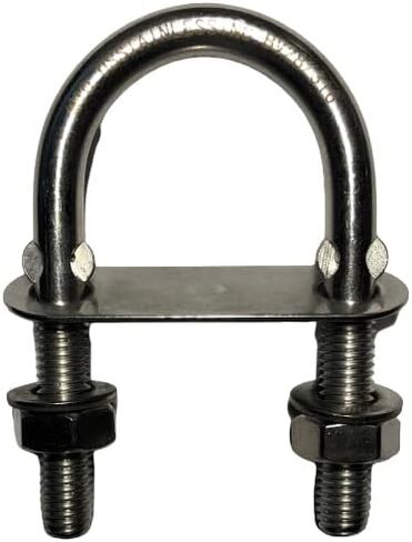US STAINLESS Stainless Steel 316 UBolt M10 (3/8") by 90mm Marine Grade in Saudi Arabia