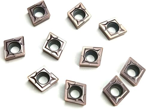 MABUARN كربيد تحول إدراجات CCMT CNC مخرطة تحول أداة حامل إدراجات قابلة للفهرسة CCMT060204 CCMT09T304 لتصنيع المعادن الفولاذية، 10 قطعة/الحزمة (CCMT09T304، لتصنيع الفولاذ المقاوم للصدأ) in Kuwait