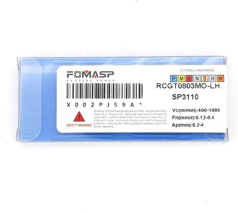 إدراجات كربيد FomaSP للألمنيوم RCGT0803MO لتحويل أدوات القطع 10 قطعة in Kuwait