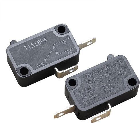 Longdex 3-Pack 2Pin Micro Switch Single Connection Switch AC 250V / 125V Mini Limit Switch ZW7-1 15A in Saudi Arabia