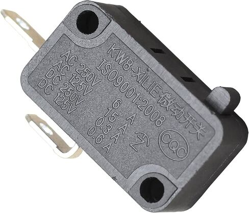 Longdex 3-Pack 2Pin Micro Switch Single Connection Switch AC 250V / 125V Mini Limit Switch ZW7-1 15A in Saudi Arabia