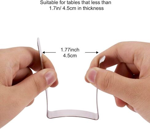 TriPole Tablecloth Clips 32 Pack Stainless Steel Table Cover Clamps Skirt Clips for Home Kitchen Restaurant Picnic Tables in Kuwait