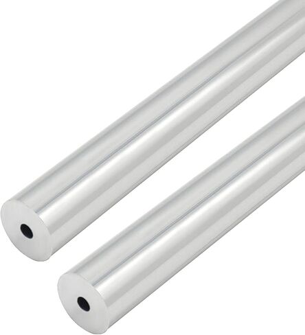 2 PCS 6063 T5 Aluminum Round Tube, 300mm/1FT Length, 12mm/0.47" OD, 3mm/0.12" ID, Seamless Aluminum Straight Pipe Tubing in Kuwait