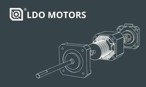 LDO Motors NEMA14 LDO-35STH51-1684MAH درجة حرارة عالية in Kuwait
