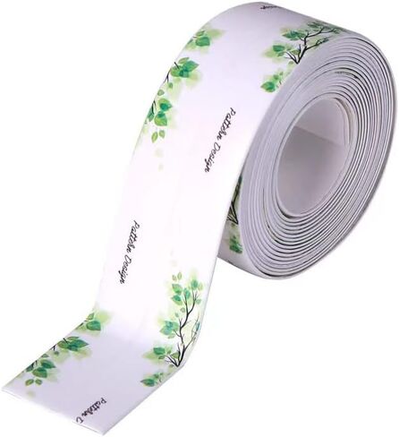 3 Rolls Self-Adhesive Caulk Tape - Waterproof Peel and Stick Sealing Strip (1.5"x10.5 Ft, Brown) for Bathtub, Shower, Sink, Toilet Edge Protector & Kitchen Countertop - No Mess Alternative to Caulking in Kuwait