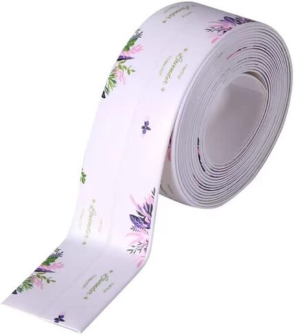 3 Rolls Self-Adhesive Caulk Tape - Waterproof Peel and Stick Sealing Strip (1.5"x10.5 Ft, Brown) for Bathtub, Shower, Sink, Toilet Edge Protector & Kitchen Countertop - No Mess Alternative to Caulking in Kuwait