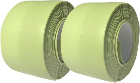 3 Rolls Self-Adhesive Caulk Tape - Waterproof Peel and Stick Sealing Strip (1.5"x10.5 Ft, Brown) for Bathtub, Shower, Sink, Toilet Edge Protector & Kitchen Countertop - No Mess Alternative to Caulking in Kuwait