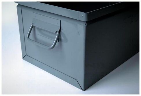 صندوق تخزين فولاذي مقاس 18-1-4SX من Stackbin، رقم 4، أزرق زاهي، عرض 12 بوصة، طول 16.5 بوصة، ارتفاع 9.5 بوصة in Kuwait