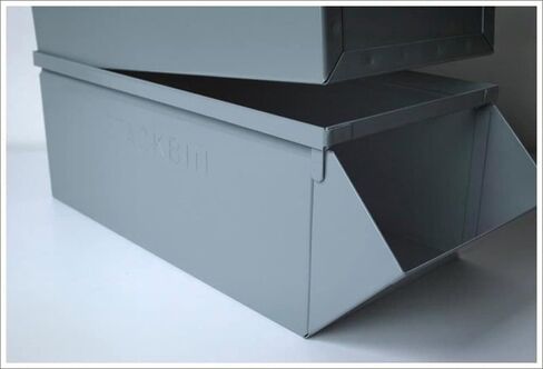 صندوق تخزين فولاذي مقاس 18-1-4SX من Stackbin، رقم 4، أزرق زاهي، عرض 12 بوصة، طول 16.5 بوصة، ارتفاع 9.5 بوصة in Kuwait