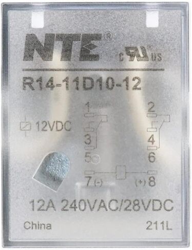 NTE Electronics R14-11D10-12 Series R14 للأغراض العامة DC R محول/مكرر/عازل تسلسلي in Kuwait