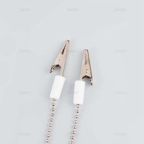 AUEAR, 6 Pack Napkin Clips Metal Dental Bib Clips Napkin Chain Bib Holder Napkin Fixing Clips Chain Lanyard Napkin Holder Flexible for Adult (6 Colors) in Saudi Arabia
