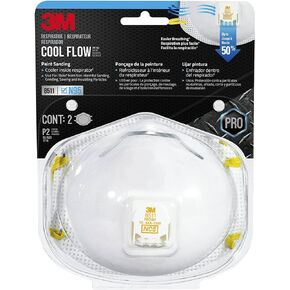 3M 8511PB1-A-PS جهاز تنفس الجسيمات N95 مع صمام، 10 عبوات in Kuwait