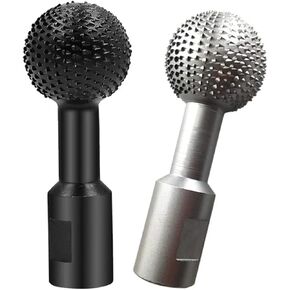 2 قطعة من مثقاب دوار مع خيوط 1.43 سم لطاحونة زاوية 115 أو 125، ونحت الخشب لنحت نحت التلميع والنقش (أسود وفضي) in Kuwait