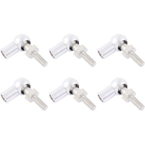 Kozelo 6pcs Angle Ball Joint - [M6x1.0 Right Female Thread, M6x1.0 Right Male Thread] Gas Spring Elbow Joint Fitting for Automotive, Hinged Door, Cupboard in Saudi Arabia