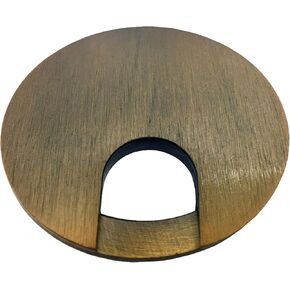 Electriduct 2-3/8" Metal Desk Grommet Two-Piece Design (Brushed Brass) in Saudi Arabia