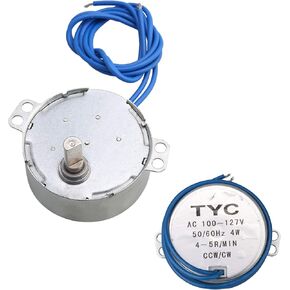 محرك متزامن بعمود مسطح واحد CNBTR AC110V 4-5 دورة في الدقيقة ملحق ذاتي الصنع (طول العمود: 15.5 ملم قطر العمود: 7 ملم) in Kuwait