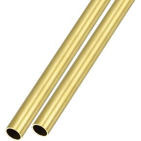 أنبوب نحاسي METALLIXITY (7 مم OD × 0.4 مم جدار T × 300 مم طول) قطعتان، أنابيب مستقيمة - للتأثيث المنزلي، والآلات، والحرف اليدوية اليدوية in Kuwait