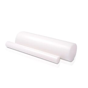 قضيب بلاستيكي مستدير من البولي إيثيلين عالي الكثافة (HDPE) مقاس 12.7 سم × 30.48 سم طبيعي in Kuwait