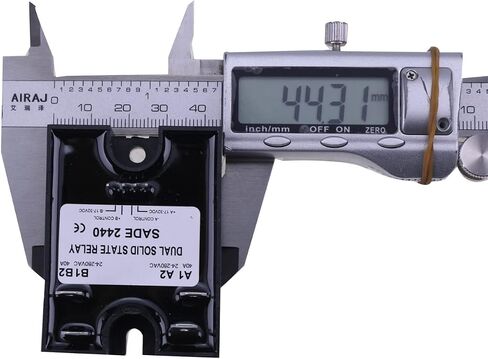 WQSING D2440DE مرحل الحالة الصلبة المزدوج SSR 17-32VDC إدخال 280VAC 40A متوافق مع أحمال مقاومة Crydom Zero-Crossing in Saudi Arabia