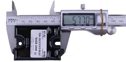WQSING D2440DE مرحل الحالة الصلبة المزدوج SSR 17-32VDC إدخال 280VAC 40A متوافق مع أحمال مقاومة Crydom Zero-Crossing in Saudi Arabia