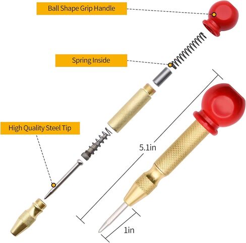 23pcs Woodworking Chamfer Drilling Tool Set, Including 7pcs 3-Point Countersink Drill Bit, 8pcs Wood Plug Cutters, 6pcs Countersink Drill Bits, 1pcs L-Wrench, 1pcs Center Punch for Wood in Kuwait