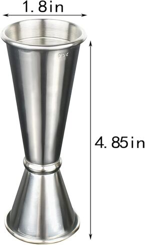 304 الفولاذ المقاوم للصدأ كوكتيل مزدوج الوالج النمط الياباني قياس أوقية كوب بار أداة النار للنادل النادل الجيجرز أوقية قياسات مشروبات الكحول علامات مثالية أدوات المطبخ الفضية للحفلات in Kuwait