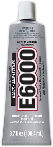Eclectic Products 230031 3.7 oz. E6000 Medium Viscosity Industrial Strength Adhesive, Black in Kuwait