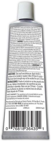 Eclectic Products 230031 3.7 oz. E6000 Medium Viscosity Industrial Strength Adhesive, Black in Kuwait