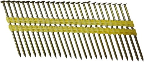 Zeluga 13-254 3in. x 0.120in. 21 Degree Round Head Plastic Collated Vinyl Coated Framing Nail 4000/Box in Kuwait