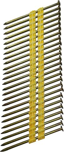Zeluga 13-254 3in. x 0.120in. 21 Degree Round Head Plastic Collated Vinyl Coated Framing Nail 4000/Box in Kuwait