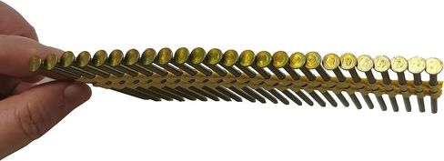 Zeluga 13-254 3in. x 0.120in. 21 Degree Round Head Plastic Collated Vinyl Coated Framing Nail 4000/Box in Kuwait