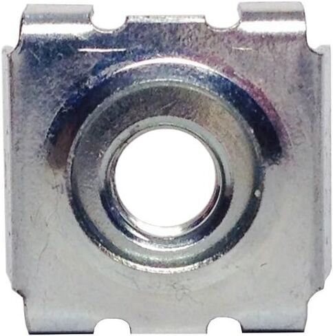 RackGold® Zinc 10-32 Cage Nuts 100 Pack - USA Made in Saudi Arabia