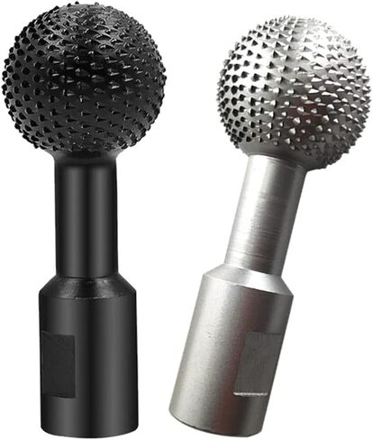 2 قطعة من مثقاب دوار مع خيوط 1.43 سم لطاحونة زاوية 115 أو 125، ونحت الخشب لنحت نحت التلميع والنقش (أسود وفضي) in Kuwait