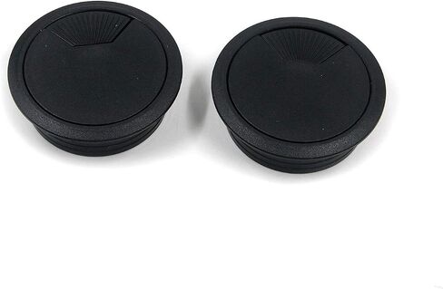 Desk Grommet, 2-3/4 Inch Plastic Desk Cord Cable Hole Cover Grommet -Black (Pack of 20) in Kuwait