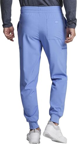 بنطال Dickies الرجالي Scrub Jogger متوسط ​​الارتفاع وخمسة جيوب وحزام خصر مرن مع رباط داخلي، DK223 in Saudi Arabia