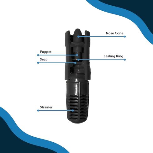 ميريل صمام فحص وقدم بلاستيكي من ام اف جي، 1 انش اف بي تي، 200 باوند لكل انش مربع in Kuwait