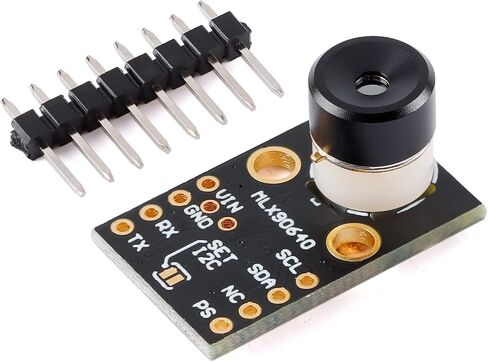 JESSINIE MLX90640BAA 32 * 24 وحدة استشعار قياس درجة الحرارة بالأشعة تحت الحمراء MLX90640 32 × 24 نقطة مصفوفة الأشعة تحت الحمراء كاشف درجة الحرارة الاستشعار وحدة التصوير الحراري in Saudi Arabia