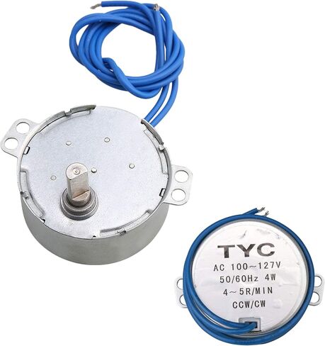محرك متزامن بعمود مسطح واحد CNBTR AC110V 4-5 دورة في الدقيقة ملحق ذاتي الصنع (طول العمود: 15.5 ملم قطر العمود: 7 ملم) in Kuwait