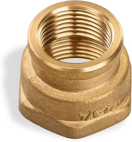 Brass Coupling Brass Pipe Fitting Brass Reducer Coupling 1/2" inch Female x 3/4" inch Female in Saudi Arabia
