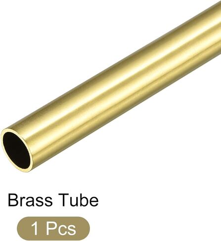 METALLIXITY Brass Tube (13mm OD x 1mm Wall T x 200mm L), Straight Tubing - for Home Furnishing, Machinery, DIY Handicraft in Saudi Arabia