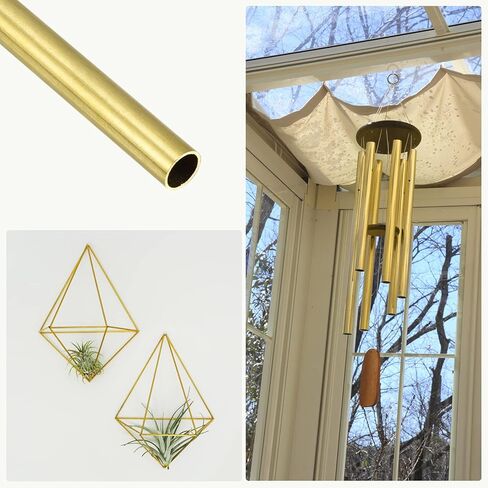 أنبوب نحاسي METALLIXITY (7 مم OD × 0.4 مم جدار T × 300 مم طول) قطعتان، أنابيب مستقيمة - للتأثيث المنزلي، والآلات، والحرف اليدوية اليدوية in Kuwait