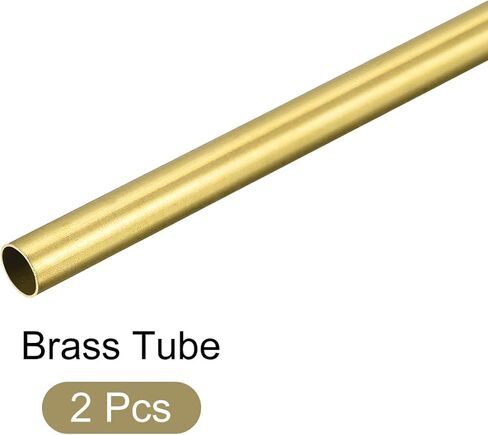 أنبوب نحاسي METALLIXITY (6 مم OD × 0.3 مم جدار T × 300 مم طول) قطعتان، أنابيب مستقيمة - لتأثيث المنزل، والآلات، والحرف اليدوية اليدوية in Kuwait
