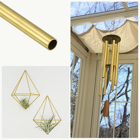 أنبوب نحاسي METALLIXITY (7.5 مم OD × 0.5 مم جدار T × 300 مم طول) 4 قطع، أنابيب مستقيمة - للتأثيث المنزلي، والآلات، والحرف اليدوية اليدوية in Saudi Arabia