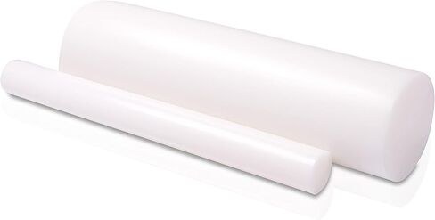 قضيب بلاستيكي مستدير من البولي إيثيلين عالي الكثافة (HDPE) مقاس 12.7 سم × 30.48 سم طبيعي in Saudi Arabia