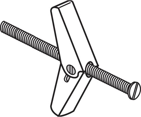 Prime-Line MP10530 Toggle Bolts, 1/8 In. x 3 In., Steel, Zinc Plated (50 Pack) in Saudi Arabia