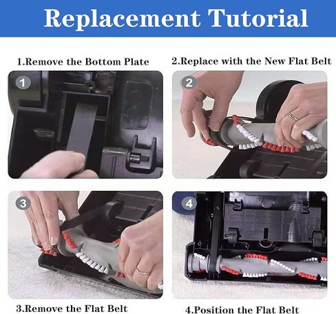 حزام تفريغ Ubramac 562932001 للمكنسة الكهربائية Hoover WindTunnel، استبدال الجزء #562932001#AH20080#38528-033 (عبوتان) in Kuwait