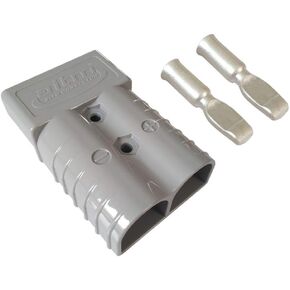 350A Battery Connector AWG 2/0 Quick Connect Battery Modular Power Connectors Quick Disconnect (Red)